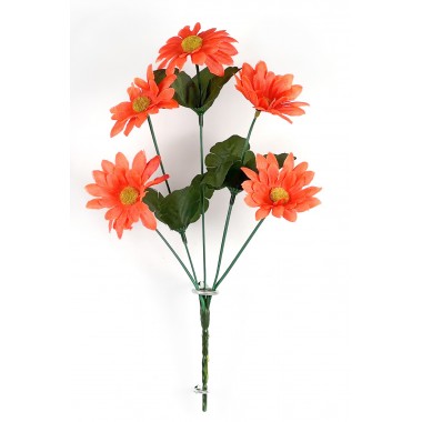 Букет ромашек с бархатной серединкой БС009-1о-0