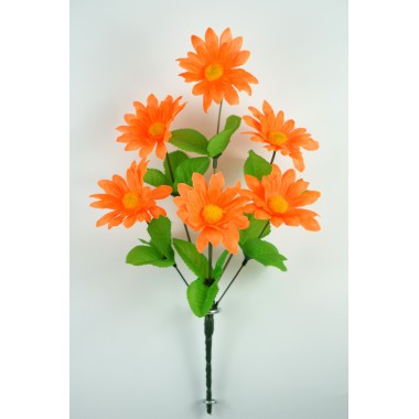 Букет ромашек с бархатной серединкой БС009о-0