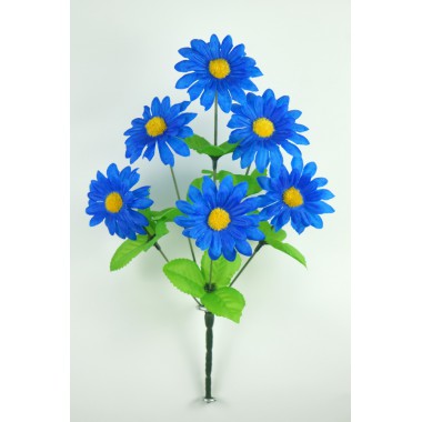 Букет ромашек с бархатной серединкой БС009с-0