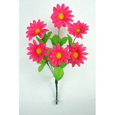 Букет ромашек с бархатной серединкой БС009м-0