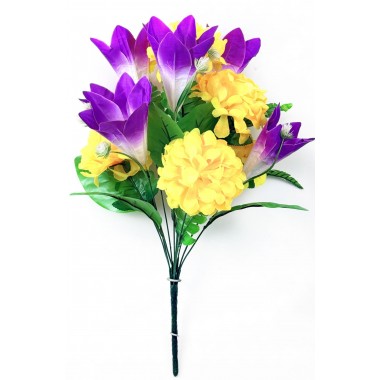 Букет лилий и георгин БС014ф-ж-0