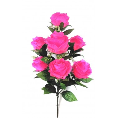 Букет декоративных роз БС027мал-крем -0