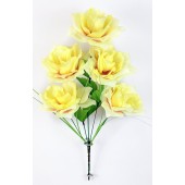 Букет роз резных с осокой БС031крем