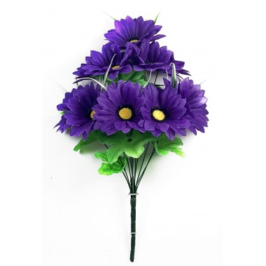 Букет гербер с осокой БС038чернильный-0