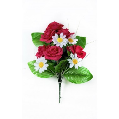 Букет роз с ромашками БС043м-0