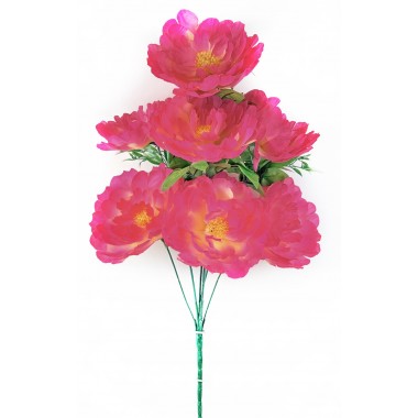 Букет пионов с добавками БС044мал-крем-0