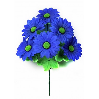 Букет гербер 6 голов, 48см (ритуал.) (2шт) БС047с-0