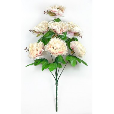 Букет пионов декоративных с добавками БС050пудровый-0