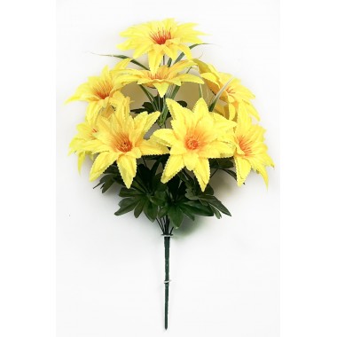 Букет георгин с осокой БС052ж-0