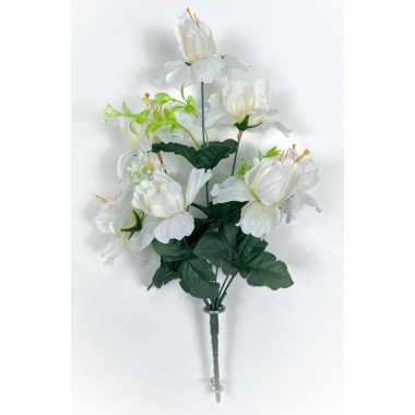 Букет клематисов с колокольчиком БС054мол-0