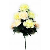 Букет пионов и роз БС055мол/пудра