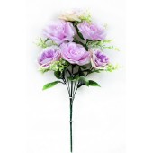 Букет пионовидной розы БС074мол-сирень/сирень