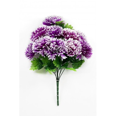 Букет хризантем БС088бургунд-0