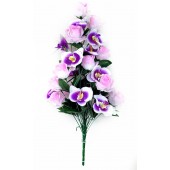 Букет бутонов роз и орхидей БС105бел-роз/бел-фиол