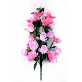 Букет бутонов роз и орхидей БС105бел-роз/роз