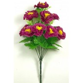 Букет цинии с добавками БС112бургунд