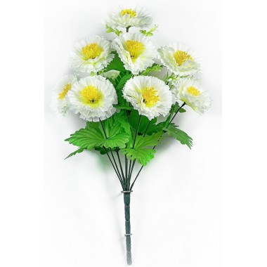 Букет цинии с добавками БС112молочный-0