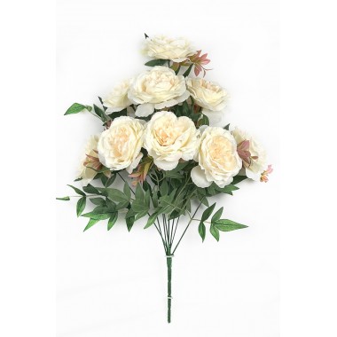  Букет пионовидных роз БС115пудровый-0