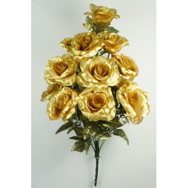 Букет роз из парчи БС134зол-0