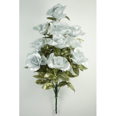 Букет роз из парчи БС134сер-0