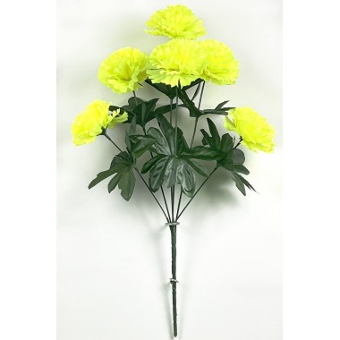 Букет гвоздик БС148лимон-0