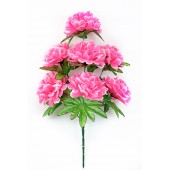 Букет георгин шаровидных БС168коралл