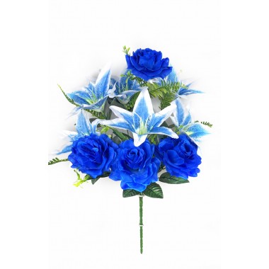 Букет роз и лилий с добавками, СН22с-0