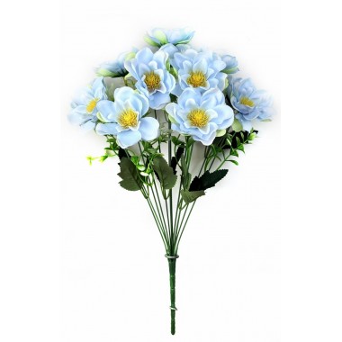 Букет анемонов, СН04голубой-0