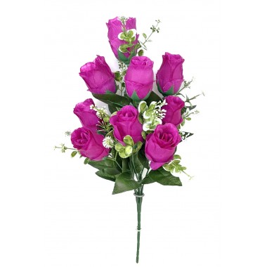 Букет бутонов роз с добавками, СН16сирень-0