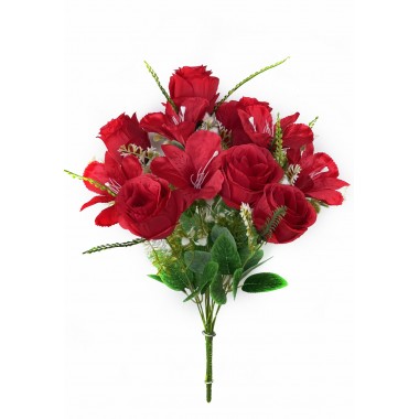 Букет бутонов роз и альстромерий, СН18к-0