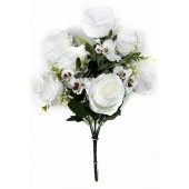 Букет роз и фиалок с добавками, СН23б