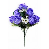 Букет роз и фиалок с добавками, СН23лаванда