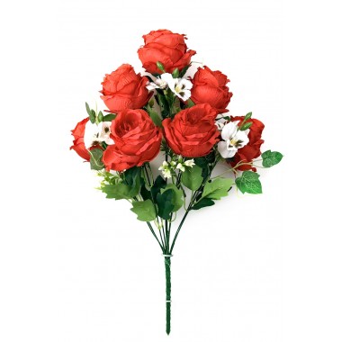 Букет роз и фиалок с добавками, СН23к-0