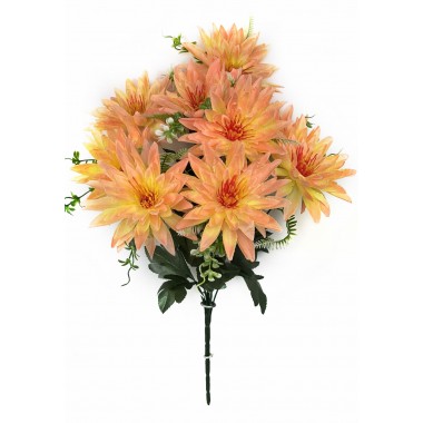 Букет астр с добавками, СН29персиковый-0