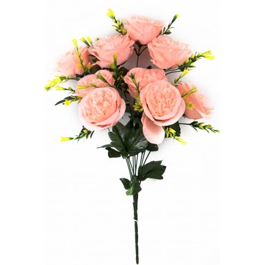 Букет пионовидных роз, СН34пудровый-0