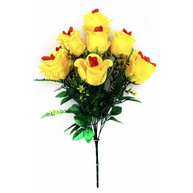 Букет бутонов роз с добавками, СН37ж-к-0