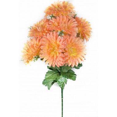 Букет хризантем, СН39персиковый-0