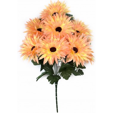 Букет астр, СН40персиковый-0