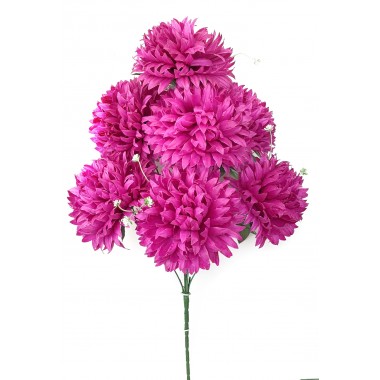 Букет хризантем, СН41бургунд-0