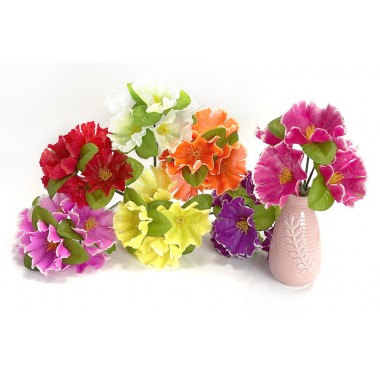 Букет мальвы 5 голов, 21 см (ритуал.) (20 шт) ББ03микс-0