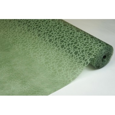 Фетр 3D ламинированный "Паутинка" 50см*10м (цвет зеленый)-0