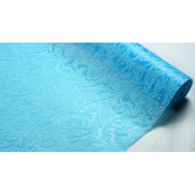 Фетр 3D ламинированный "Ирис" 50см*10м (цвет голубой)-0