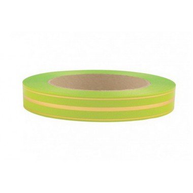 Лента с зол. пол. 2 см * 50 у БЛЗП-2салатовый-0