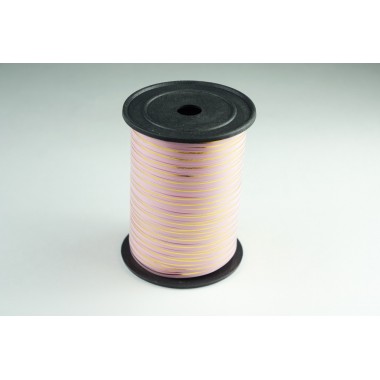 Лента  PREMIUM с золотой полоской 0,5 см * 250 у ЛЗП-05розовый-0