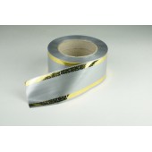 Лента PREMIUM с золотой полоской 6 см * 50 у ЛЗП-6 серый 