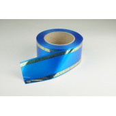 Лента PREMIUM с золотой полоской 6 см * 50 у ЛЗП-6 синий 