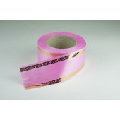 Лента PREMIUM с золотой полоской 6 см * 50 у ЛЗП-6 яр-роз 