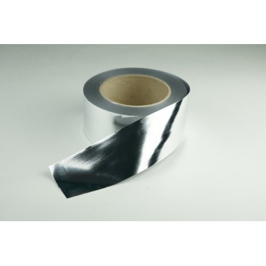 Лента металлизированная 5 см * 50 у ЛМ-5 серебро -0