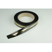 Лента PREMIUM с золотой полоской 2 см * 50 у ЛЗП-2 черная 