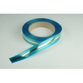 Лента PREMIUM с золотой полоской 2 см * 50 у ЛЗП-2 голубой 